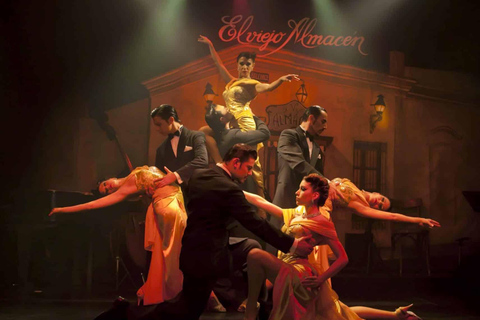 Spettacolo di tango Viejo Almacen Buenos Aires con cena facoltativaSpettacolo di tango + cena al Viejo Almacen