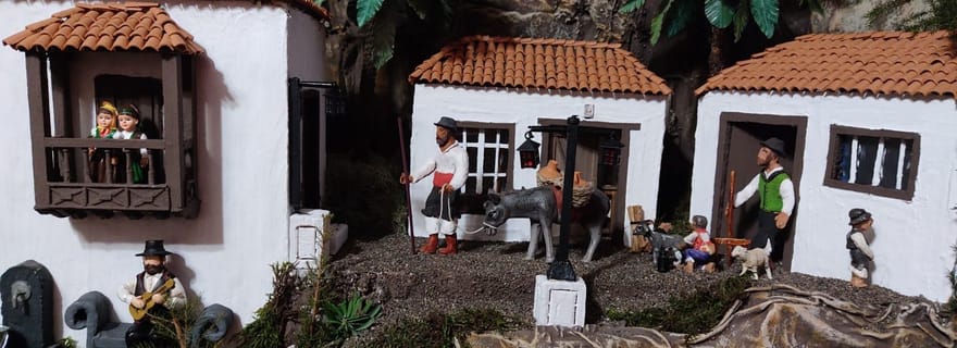 La Orotava : visite guidée de Noël à travers les crèches
