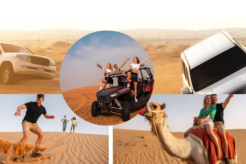 Doha: Desert Safari, Camel Ride, Dune Bashing & Inland Sea Sharing tour with hotel pickup and drop-off