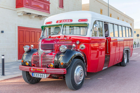 Valletta - Mdina on a Unique Maltese Vintage Bus