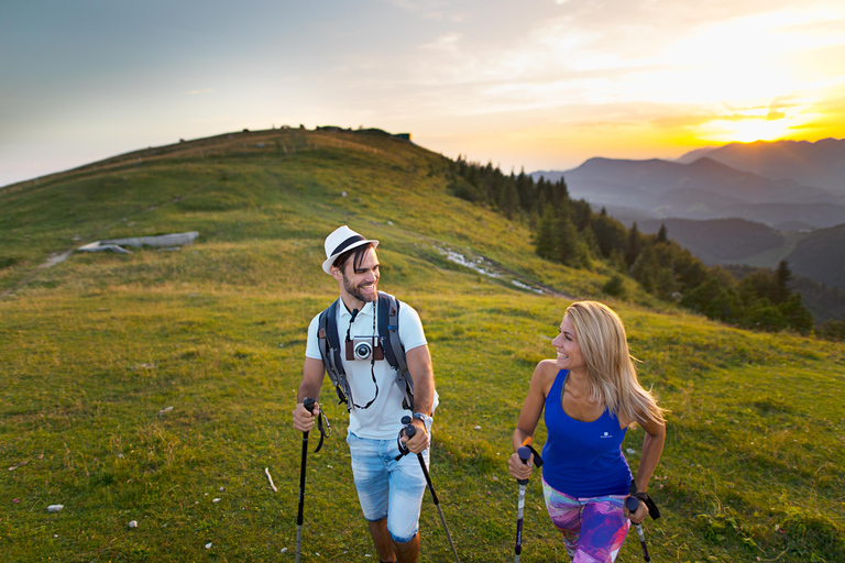 Caminhada e fotografiaCaminhada e foto ao pôr do sol