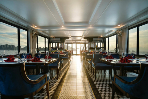 From Hanoi: Ha Long Bay Private Charter VIP Cruise| Luxury Sharing Transfer + Premium Day Cruise (Non-Charter)