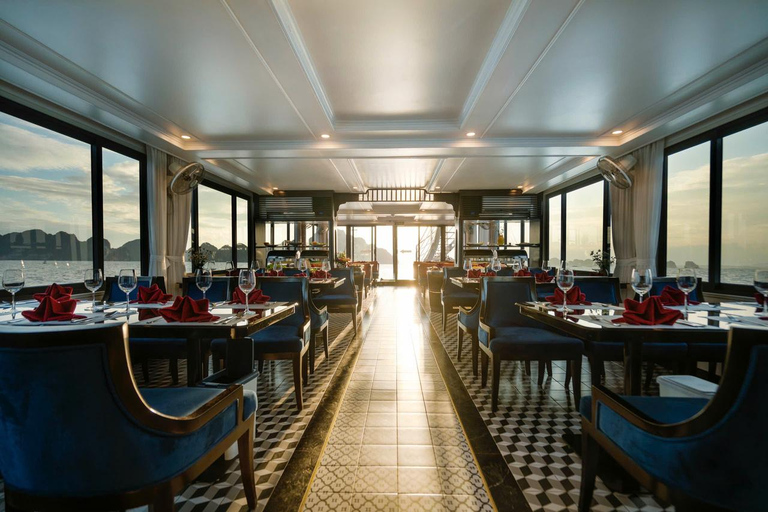 From Hanoi: Ha Long Bay Private Charter VIP Cruise| Luxury Sharing Transfer + Premium Day Cruise (Non-Charter)