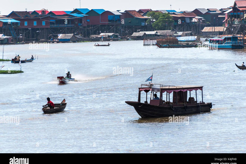 Siem Reap: Crucero por el Pueblo Flotante de Tonle Sap y Granja de Lotos