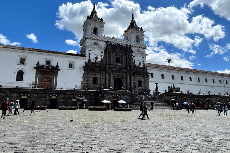 Quito: Stadsvandring kulturell med degustación de chocolate.