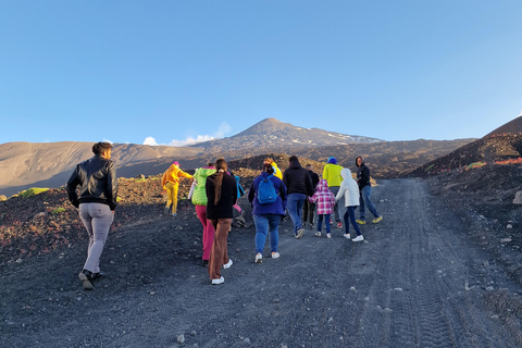 Etna North Sunset: Summit area & Craters of 2002