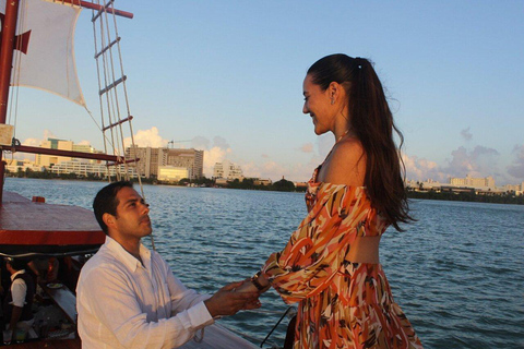 Cancun : Dîner de homard - Croisière sur le galion espagnol ! Repas 3 plats