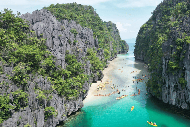 El Nido: Big Lagoon öluffning med lunchEl Nido: Öluffning vid Big Lagoon med lunch (delad)