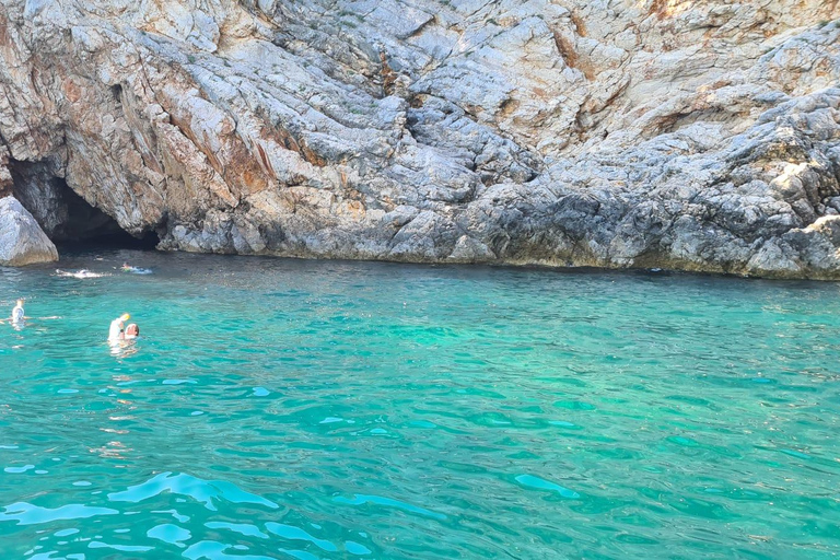 Dubrovnik/Cavtat: Blue Cave & Elaphiti with Food/Drinks From Dubrovnik Old Town