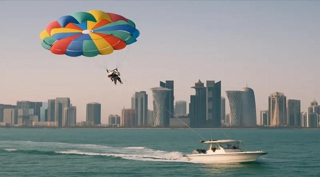 QATAR: Parasailing Adventure with Optional Hotel Pickup