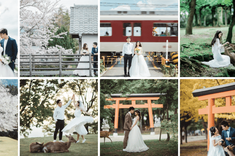 Kyoto et Nara : visite photographique de mariage avec 3 sites pittoresquesKyoto et Nara : circuit photo de mariage avec 3 sites pittoresques