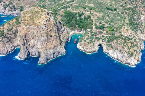From Alanya: Gazipasa Hidden Bays Boat Tour & Lunch