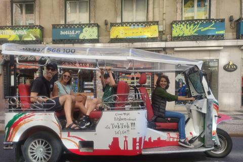 Lissabon: Stadsvandring med Tuk Tuk2-timmars Tuk Tuk-tur