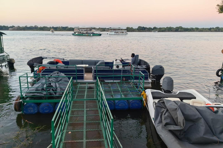 Vic Falls: Private Zambezi Sunset Cruise - Drinks & Canapés