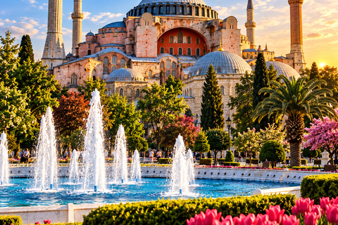 Istanbul: 5-in-1 Hagia Sophia Topkapi Cistern & Grand Bazaar Small Group Tour English