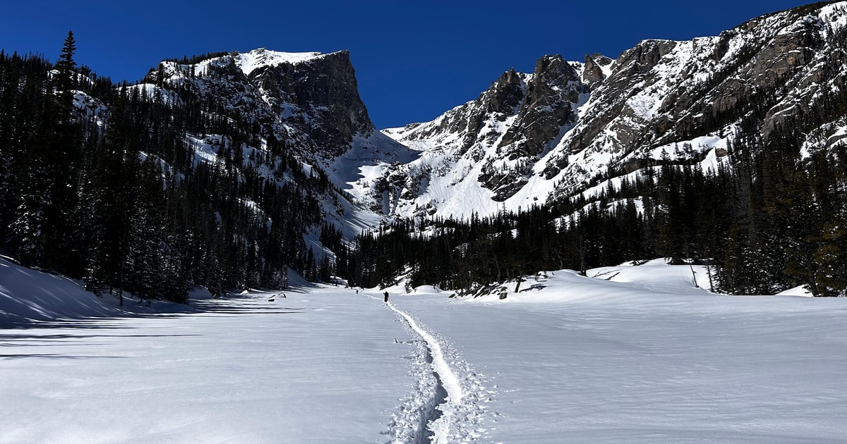 Outside Rocy Estes Park: Rocky Mountain National Park Snowshoeing Tour | GetYourGuide