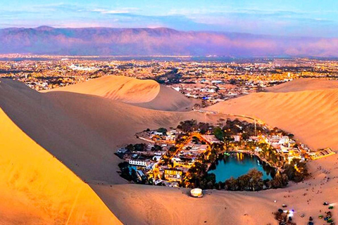 From Lima: Paracas and Huacachina Oasis Full Day Guided Tour