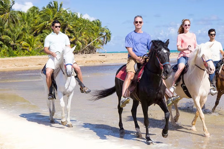 Cartagena: Paardrijtocht langs het strand bij zonsondergang