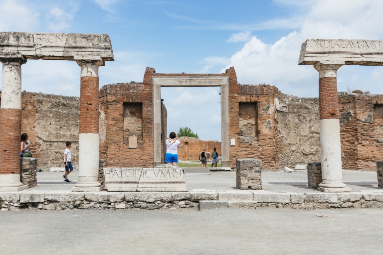 From Rome: Day Trip to Pompeii with Lunch and Guide Tour in French