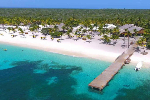 Catalina Island Catamaran Cruise with Lunch from Bayahibe