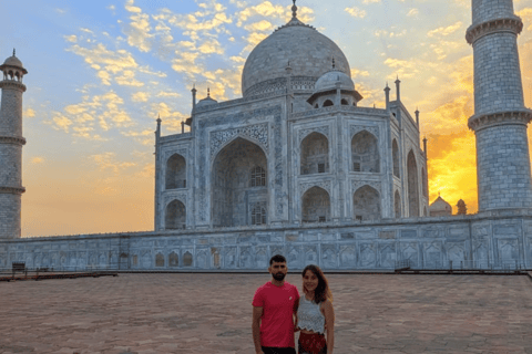 De Jaipur: excursão guiada no mesmo dia pelo Tajmahal