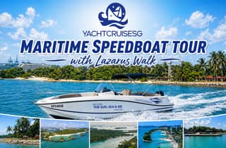 Singapur: Geführte Schnellboot-Tour