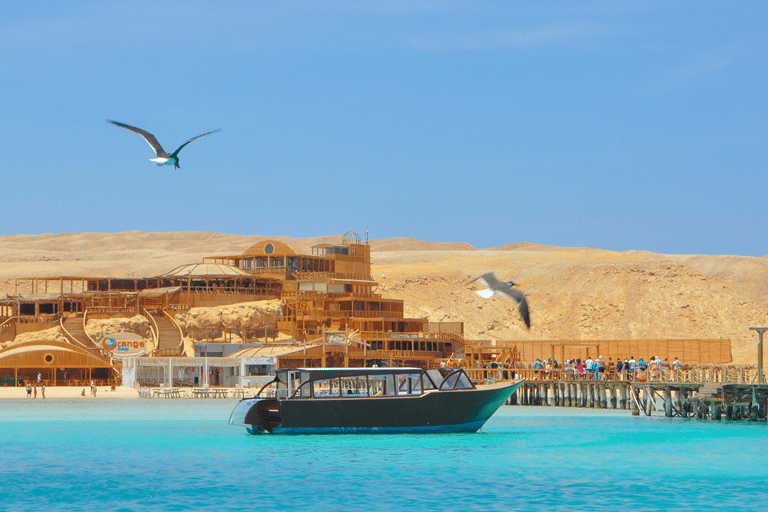 Hurghada: Premium Orange Island snorkelcruise met lunchVanuit Hurghada: snorkelcruise op Orange Island met lunch