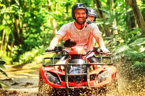 Ubud: Jungle, Rice Fields, River & Muddy Quad Bike Tour