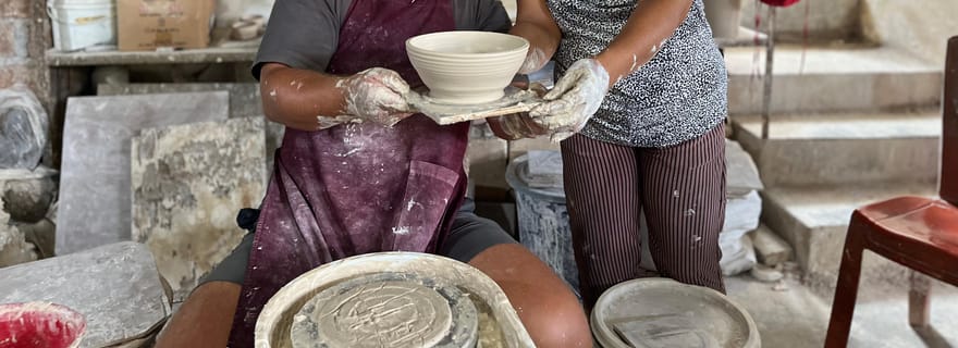 Canggu : atelier de poterie avec un artiste balinais et souvenir