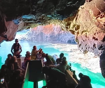 Peniche: Catamarantocht naar het Berlengas-eiland met Grottentocht