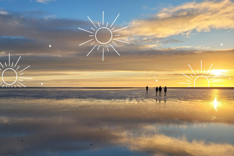 Bay of Mont Saint-Michel: Fun barefoot walks on the foreshore. Bay of Mont Saint-Michel: Walk at high tide.