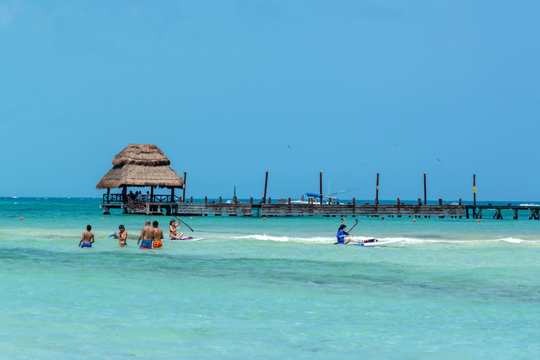 Cancun : Excursion en voiturette de golf à Isla Mujeres, Open Bar et déjeuner