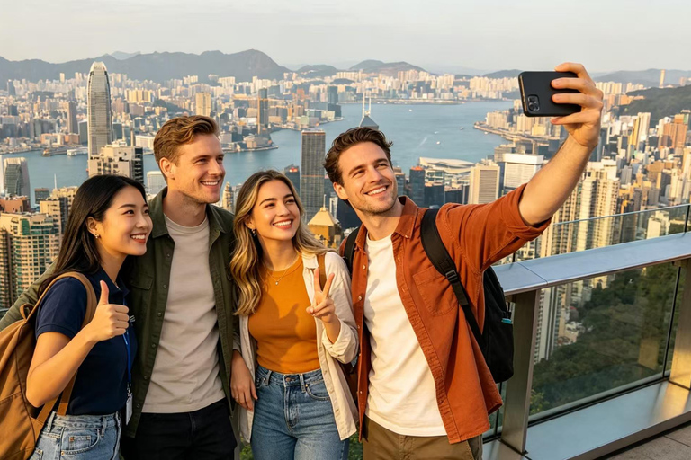 Hong Kong: Peak Tram Sky Terrace 428 & Photos Tour