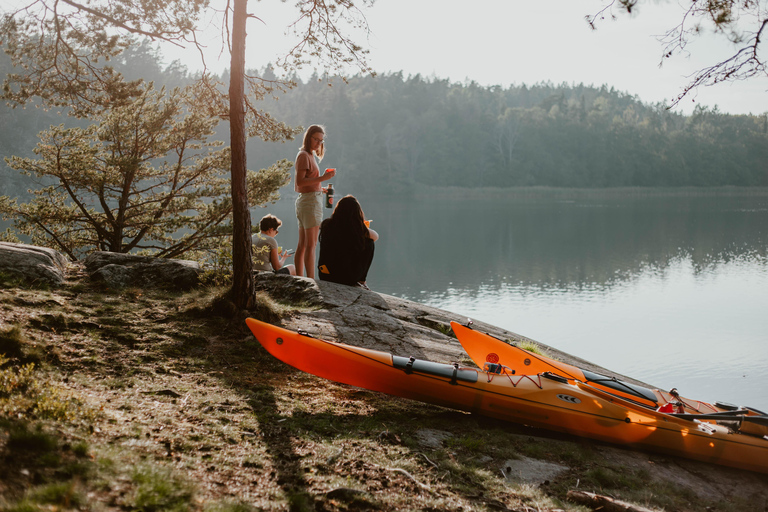 Stockholm: Private Archipelago Kayak Tours with Fika & Lunch Half-Day with Outdoor Fika - Meeting Point in Kayak Center