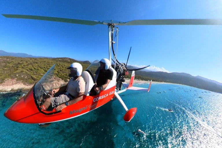 Saint-Florent: Gyrocopter Flight – Discover Haute-Corse from the sky Cap Corse Tour Flight | 1 hour