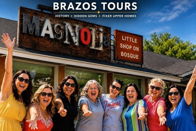 Waco History, Hidden Gems & Fixer Upper Houses Bus Tour