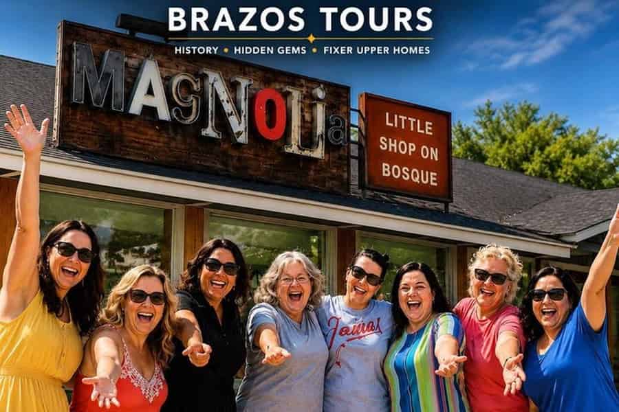 Bustour: Wacos Geschichte, versteckte Highlights & Fixer-Upper-Häuser. Foto: GetYourGuide Bustour: Wacos Geschichte, versteckte Highlights & Fixer-Upper-Häuser. Foto: GetYourGuide