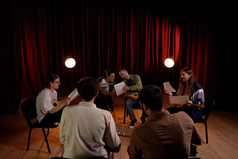 ورشة عمل الآلات الموسيقية الشعبية الجورجية في موخراني