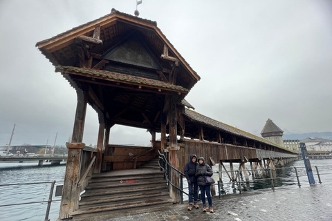 Luzern: Dagtrip naar Mt. Rigi met boottocht en tandradbaan