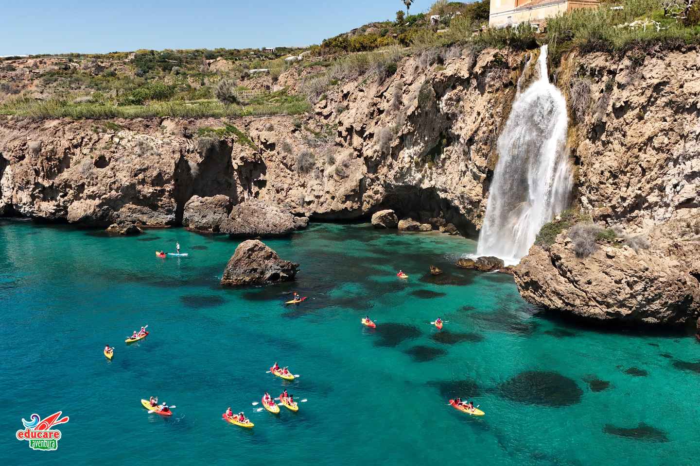 Nerja: Free kayaking route (without a tour guide). 2.5-hour tour. Nerja-Maro Waterfall.