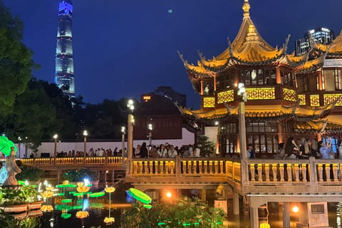 Shanghai Night Tour: Acrobatic Show and Market Shopping