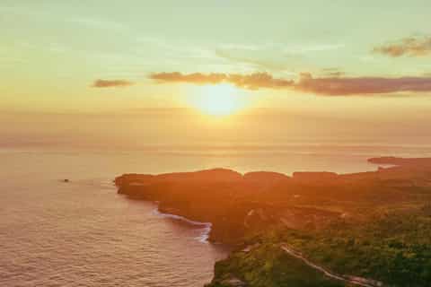Nusa Penida : Snorkeling avec les raies manta l'après-midi et coucher de soleil à Kelingking