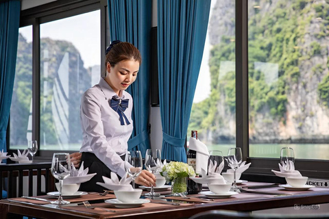 Ha Long Bay With Private Car & Private Luxury Crruise Ha Long Private Cruise & Private Car & Private Guide - 10h