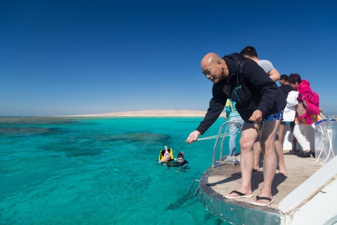 Hurghada: Pomarańczowa Wyspa i obserwacja delfinów podczas snorkelingu