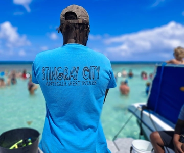 Stingray City & Tour in the East Coast of Antigua with Lunch