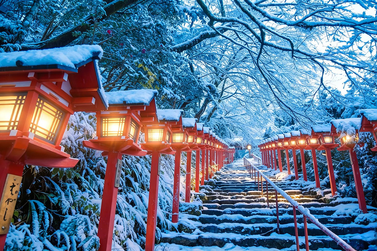 Kyoto: Arashiyama, Sanzen-in & Kifune Shrine Day Trip Departure from Osaka (Basic Package)
