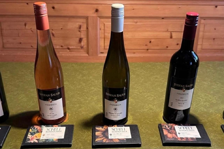 Chocolate and wine tasting at the Stefan Sauer winery in Nordheim am Main