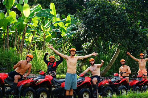 Ubud: Alamelu ATV Quad Bike Adventure with Mud & Waterfalls Full Track ATV Quad Bike + Monkey Forest (Private Transfer)