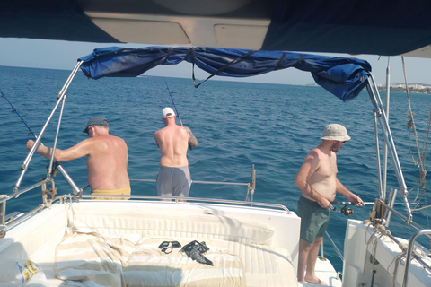 Protaras: Private Boat Tour with Fishing Protaras: Private Boat Tour including fun Fishing (2 hours)
