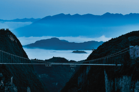 Zhangjiajie: Upplevelse av Grand Canyon och glasbronA-Line biljett (endast Grand Canyon)